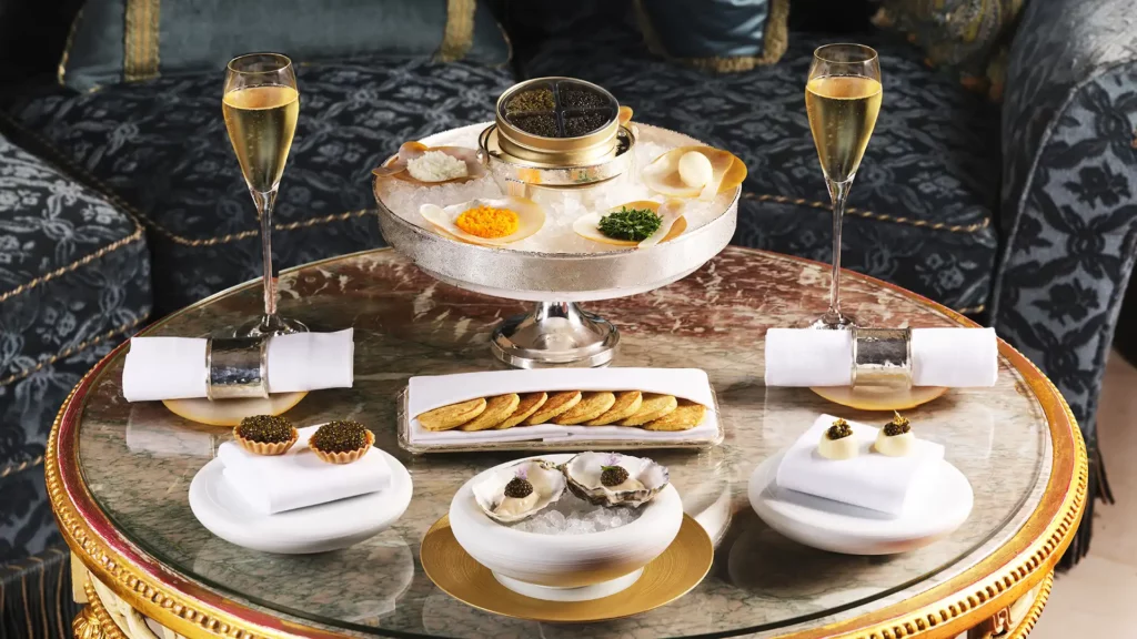 The Caviar And Champagne Experience at The Ritz